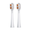 Two white Gum Care brush heads for AirJet X3 electric toothbrush